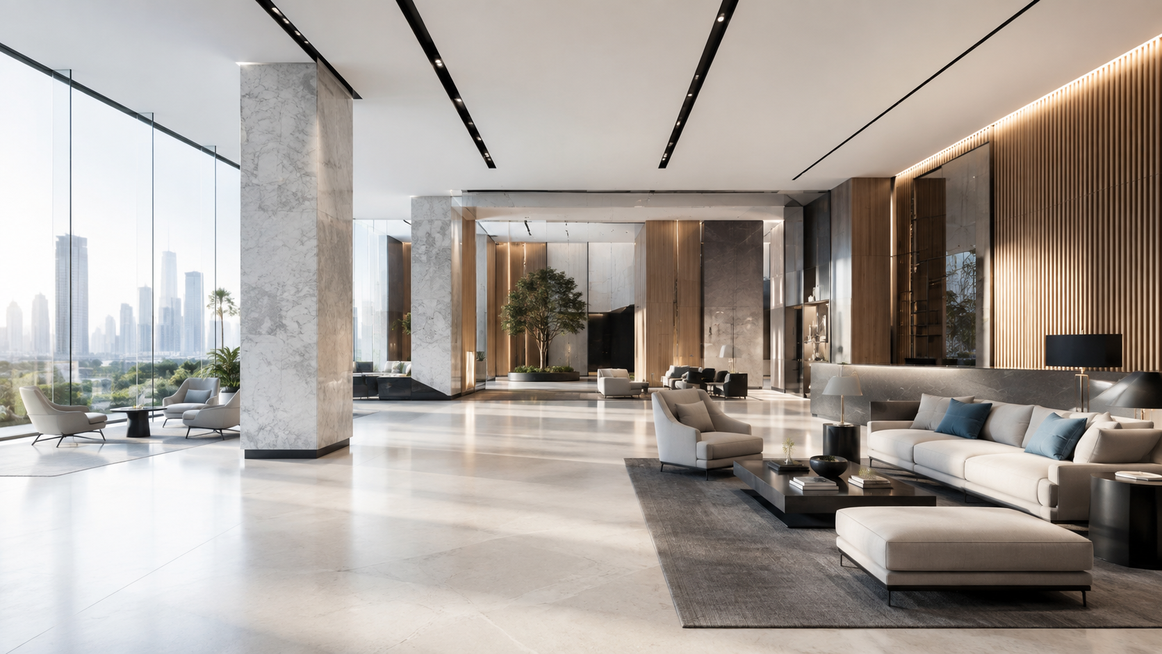 Faceone Group luxury lobby interior