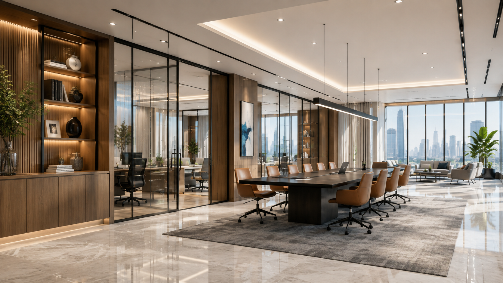 Faceone modern executive office