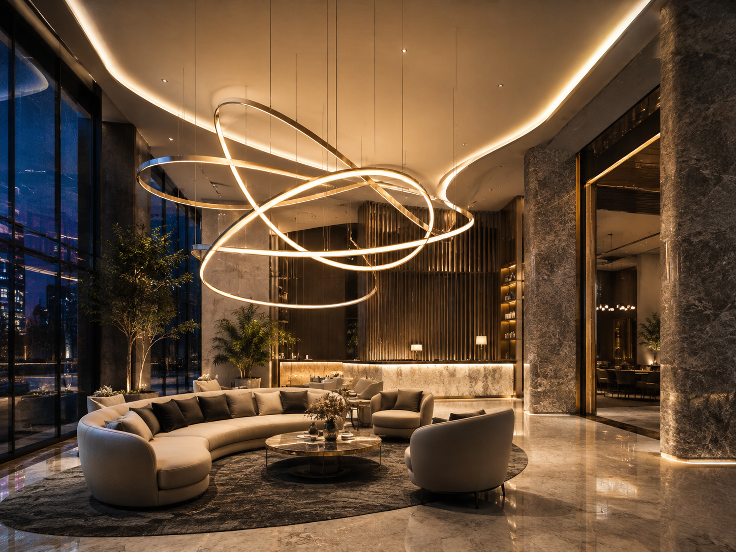 Faceone luxury lobby